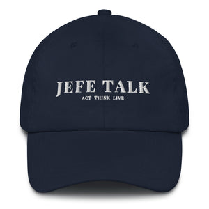 JefeTalk Twill Dad hat
