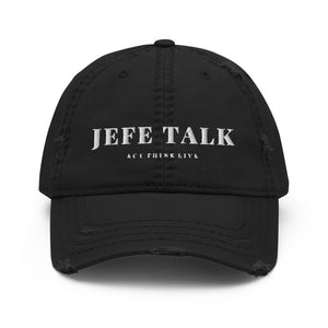 JefeTalk Distressed Dad Hat